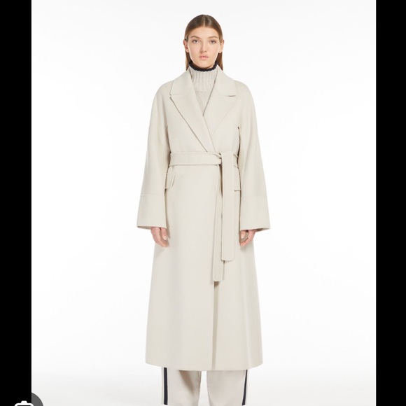 *NwT* S Max Mara Livia Belted Long-Sleeved Coat - Picture 1 of 8